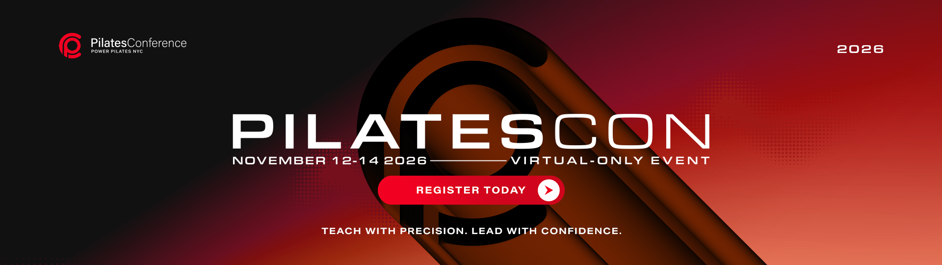 PilatesCon 2026 - Virtual Pilates Conference, November 12-14. Register today.